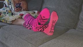 Chrissy candid knee highs pt2