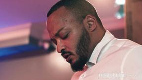 ”Submissive AJ Sloan endures dom Dillon Diaz enormous black prick”