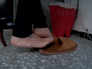 Look at my sexy feet while I'm sitting!! Enjoy it!!