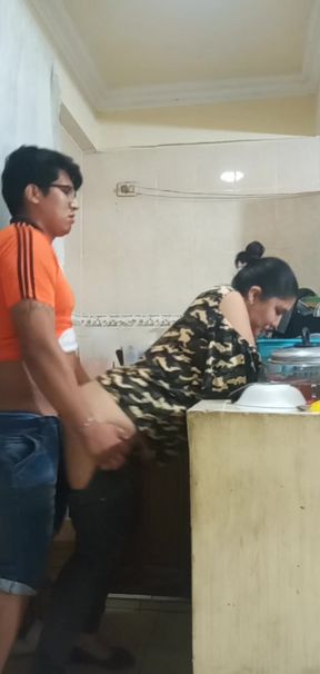 Fucking in the Kitchen with the Maid