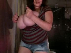 BBW dancing Big Tits