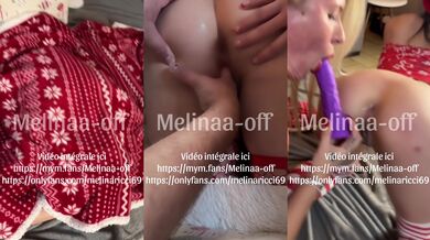 Elle m'offre à Noël pour un trio HFF torride, et il éjacule sur nos culs de salope ul de salope