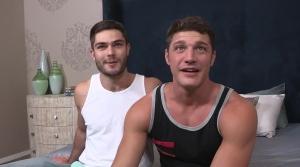 Sean Cody - Bareback nailed rough together with athletic jock Tanner alongside Brandon Cody