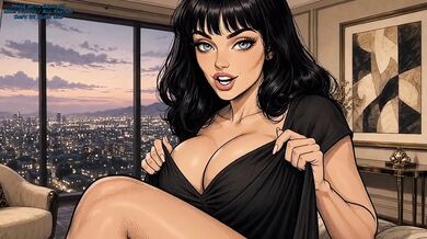 on top teases cum dripping vintage cartoon hottie