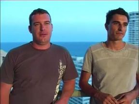Dave And Sam second Hand-job blowage vibration jerk off