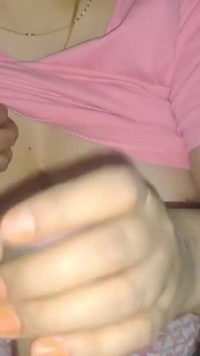 My beautiful wife giving me handjob   Clip 1
