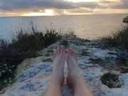 My feet after hiking - Part 2