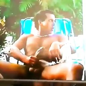 Vintage Year 2000 the Famous Lost and Leaked Celebrity Sex Tape of Cory Bernstein, Jerking off in Paradise!