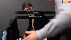 Office Scene - #38 Boss Flirts with Her Tight Pussy&#x270C; by Misskitty2k