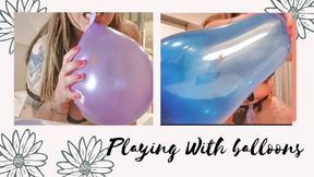 PLAYING WITH BALLOONS!