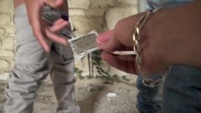 Lation twink fucking a gay outdoor cruising