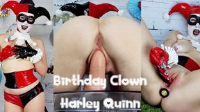 Harley Quinn Birthday Clown TEASER OmankoVivi Creampie Panty Stuffing Clown