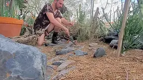 Nudist Hippie Gardening