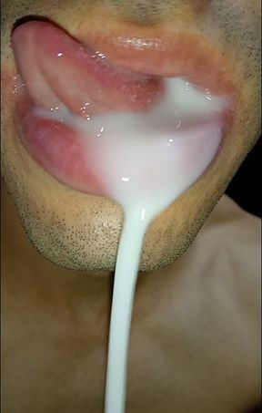 Deepthroat latino sloppied saliva ahegao, spitting, kissing, submissive, oral fucking