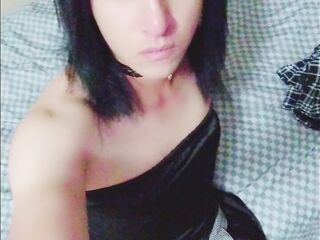 ebony corset teen t-girl masturbation