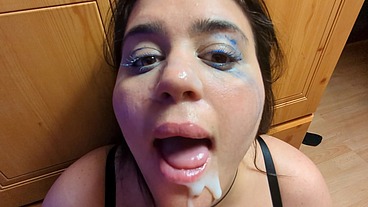 Facefucked & Fed His Cum Like a Good Little Slut