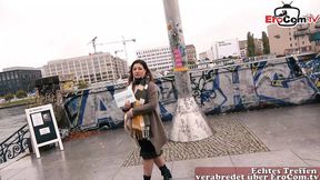 Ugly German housewife picked up and pounded by young stud on the street