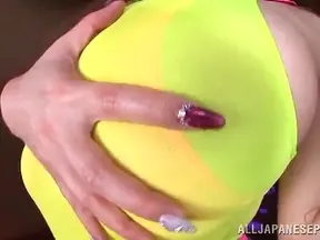 Sizzling Japanese Babe Teases With Her Big Tits Before Hot POV Fuckfest