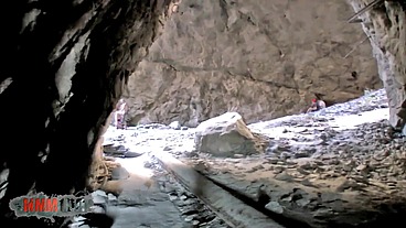 Hot threesome on the rocks!