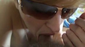 My wife enjoys sucking my dick in closeup homemade video