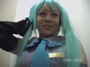 Asian vixen gets her skirt sharked up on dvd cos-001