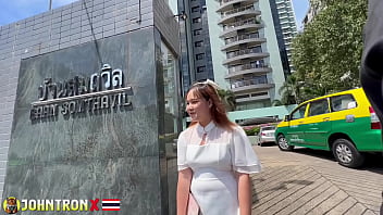 Chubby Thai teen Lily gets creampied by JohnTronX