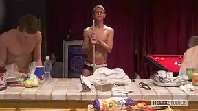 Scotty Clarke And Zac Stevens In The Zac And Scotty Show