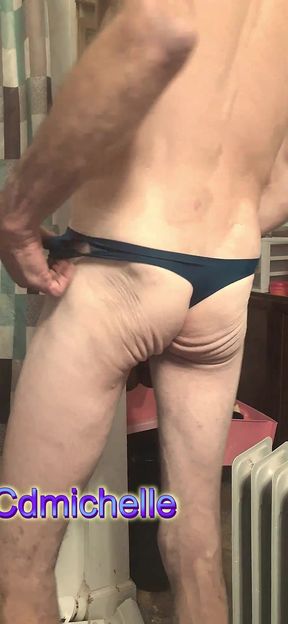 Crossdresser Michelle Found A pair Of Panties laying on laundry room floor ad