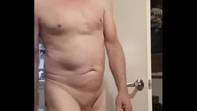 Kenneth Campbell jacks off his small dick for the camera