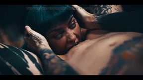 Lesbian friends enjoy dirty fingered fun