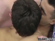 Young men Bob Steel and Pan Bash have hot interracial sex