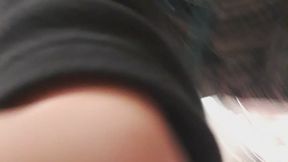 Pee in the crowded parking lot