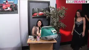 Hot girls bend over as they get fucked in a sexy orgy