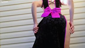 Hot Japanese Stepsister Fingers Tight Ass&#x1F351; and Pussy&#x270C; Outside