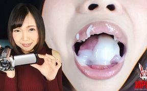 Nanoka Yuho's Seductive Tongue - Cum in Her Mouth