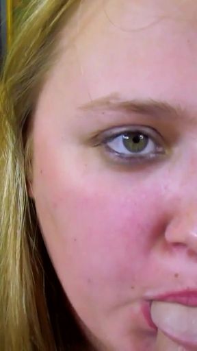 Busty Cute Blonde Coed Tara Bounces Huge Tits During Wild Deepthroat!   Clip 2