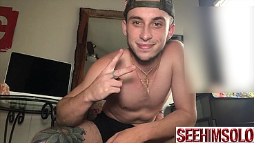 Chris Rail Shows Off His Physique While Stroking His Hard Cock Slowly!