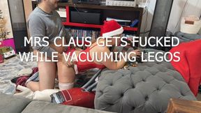 Mrs Claus gets fucked while vacuuming legos