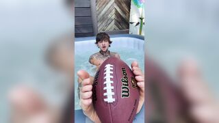 FTM hot tub Foot Fetish Flash