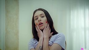 European Cutie Matty Perez Gets A Load On Her Pretty Face