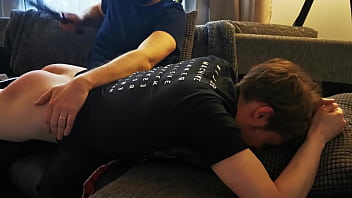 Amateurboy gets his first spanking - Full alternate camera [Nice Long Promo]