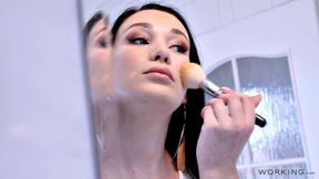 POV with beautiful model