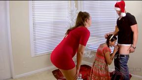 Forbidden Holiday Taboo Family Threesome