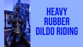 Sweaty Rubber Dildo Ride