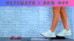 Trampling His Cock & Balls In My Dirty New Balance Trainers - Ultimate Cam - 1108ULTIMATE