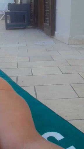 Part of Selena's outdoor posing and sex games   Clip 3