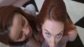 ”Vanna Bardots bestfriend Lacy Lennon sharing my prick making me cum”