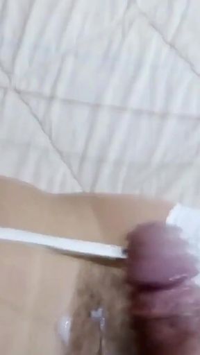 I love watching and feeling my stepson cum all over my tits, ass, and pussy, covered in cum.   Clip 2