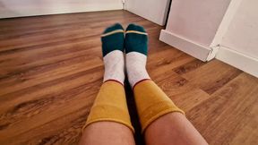Warm socks and a little playful energy 💛✨