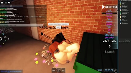 Bimbo slut fuck with a black futa part 2